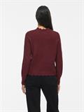 VINIKOLINA O-NECK L/S KNIT TOP - NOOS port royale