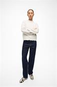 VINIKOLINA O-NECK L/S KNIT TOP - NOOS super light natural melan
