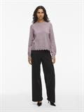 VINIKOLINA O-NECK L/S KNIT TOP - NOOS toadstool