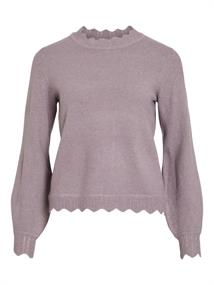 VINIKOLINA O-NECK L/S KNIT TOP - NOOS toadstool