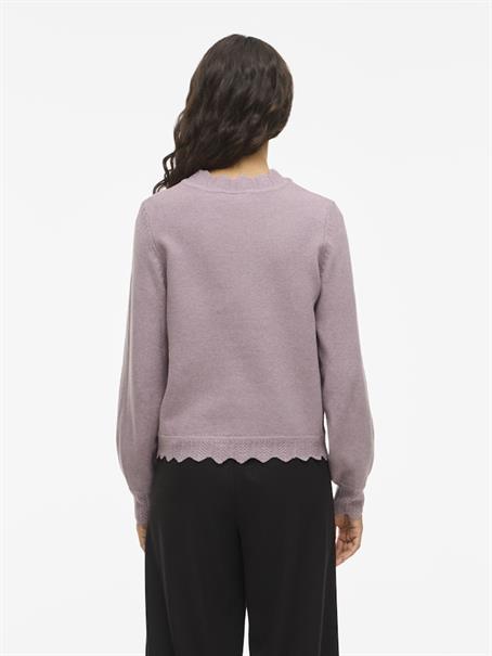 VINIKOLINA O-NECK L/S KNIT TOP - NOOS toadstool