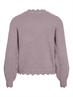 VINIKOLINA O-NECK L/S KNIT TOP - NOOS toadstool