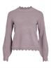 VINIKOLINA O-NECK L/S KNIT TOP - NOOS toadstool
