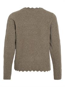 VINIKOLINA V-NECK L/S KNIT CARDIGAN falcon