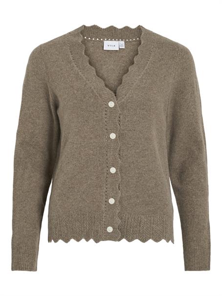 VINIKOLINA V-NECK L/S KNIT CARDIGAN falcon