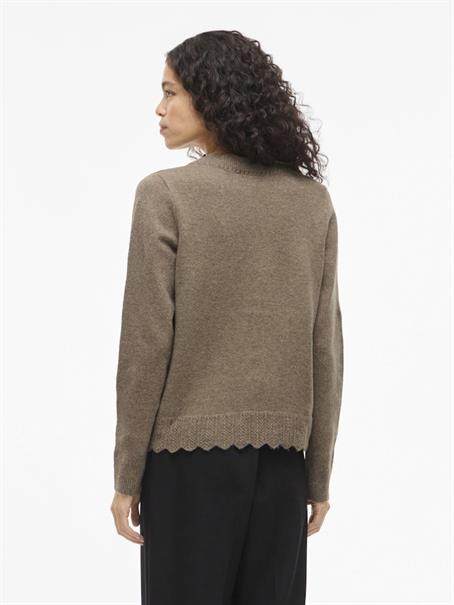 VINIKOLINA V-NECK L/S KNIT CARDIGAN falcon