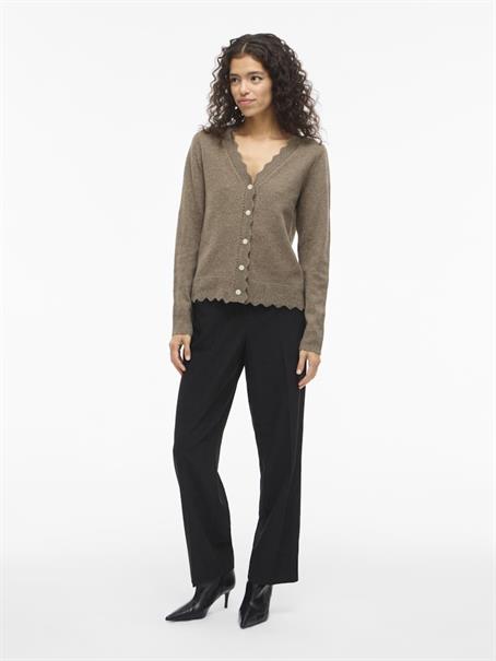 VINIKOLINA V-NECK L/S KNIT CARDIGAN falcon