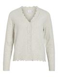 VINIKOLINA V-NECK L/S KNIT CARDIGAN super light natural melan