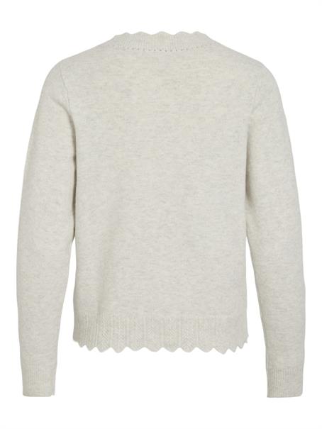 VINIKOLINA V-NECK L/S KNIT CARDIGAN super light natural melan