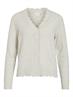 VINIKOLINA V-NECK L/S KNIT CARDIGAN super light natural melan