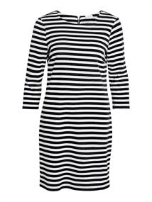 VININNY 3/4 O-NECK DRESS - NOOS black beauty