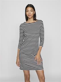 VININNY 3/4 O-NECK DRESS - NOOS black beauty