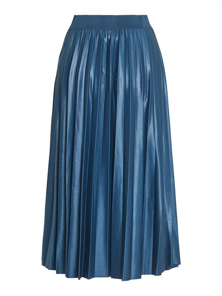 VINITBAN MIDI SKIRT - NOOS moroccan blue