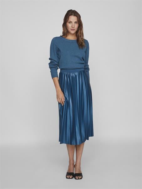 VINITBAN MIDI SKIRT - NOOS moroccan blue