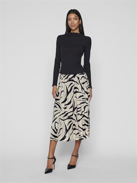 VINITBAN PRINT MIDI SKIRT - NOOS birch6