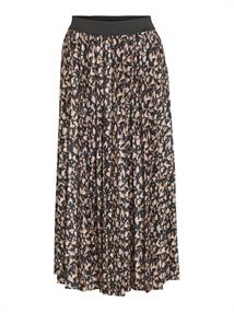 VINITBAN PRINT MIDI SKIRT - NOOS black1