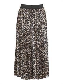 VINITBAN PRINT MIDI SKIRT - NOOS black1