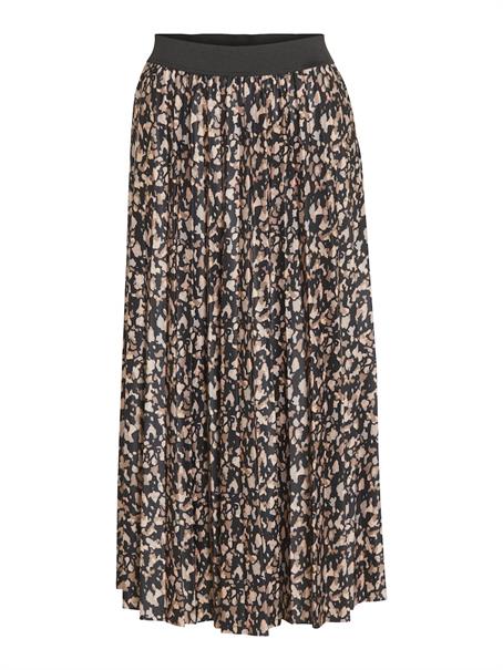 VINITBAN PRINT MIDI SKIRT - NOOS black1