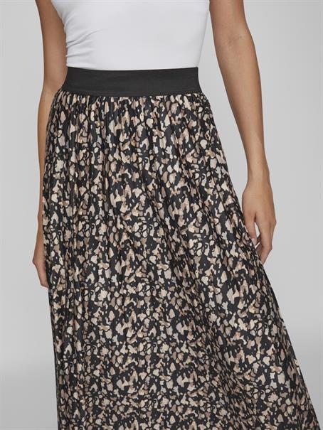 VINITBAN PRINT MIDI SKIRT - NOOS black1