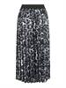 VINITBAN PRINT MIDI SKIRT - NOOS glacier gray