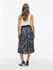 VINITBAN PRINT MIDI SKIRT - NOOS glacier gray