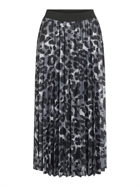 VINITBAN PRINT MIDI SKIRT - NOOS glacier gray