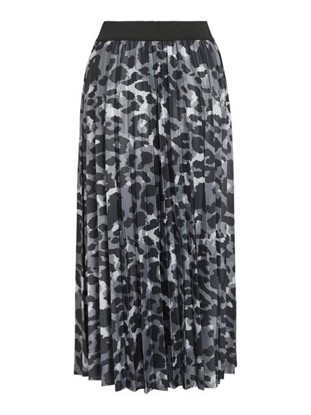 VINITBAN PRINT MIDI SKIRT - NOOS glacier gray