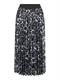 VINITBAN PRINT MIDI SKIRT - NOOS glacier gray