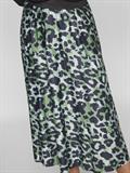 VINITBAN PRINT MIDI SKIRT - NOOS mineral green