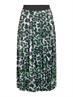 VINITBAN PRINT MIDI SKIRT - NOOS mineral green