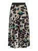 VINITBAN PRINT MIDI SKIRT - NOOS ultramarine green