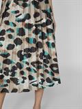 VINITBAN PRINT MIDI SKIRT - NOOS ultramarine green