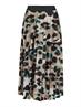 VINITBAN PRINT MIDI SKIRT - NOOS ultramarine green