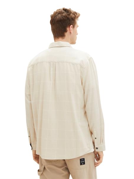 vintage beige tonal check