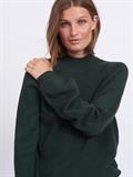 VIOA TURTLENECK L/S KNIT TOP darkest spruce