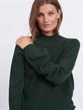 VIOA TURTLENECK L/S KNIT TOP darkest spruce