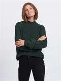 VIOA TURTLENECK L/S KNIT TOP darkest spruce