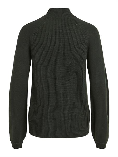 VIOA TURTLENECK L/S KNIT TOP darkest spruce