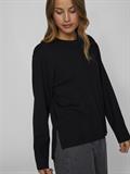 VIOSTRIA O-NECK L/S KNIT TOP-NOOS black beauty