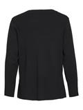 VIOSTRIA O-NECK L/S KNIT TOP-NOOS black beauty