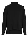 VIOSTRIA ROLLNECK L/S KNIT TOP-NOOS black beauty