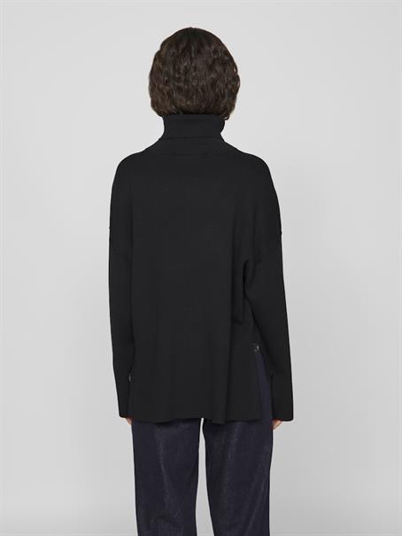 VIOSTRIA ROLLNECK L/S KNIT TOP-NOOS black beauty