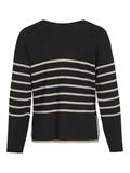 VIOSTRIA V-NECK L/S REV TOP-NOOS black beauty