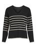 VIOSTRIA V-NECK L/S REV TOP-NOOS black beauty