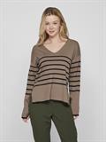 VIOSTRIA V-NECK L/S REV TOP-NOOS fossil
