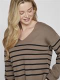VIOSTRIA V-NECK L/S REV TOP-NOOS fossil