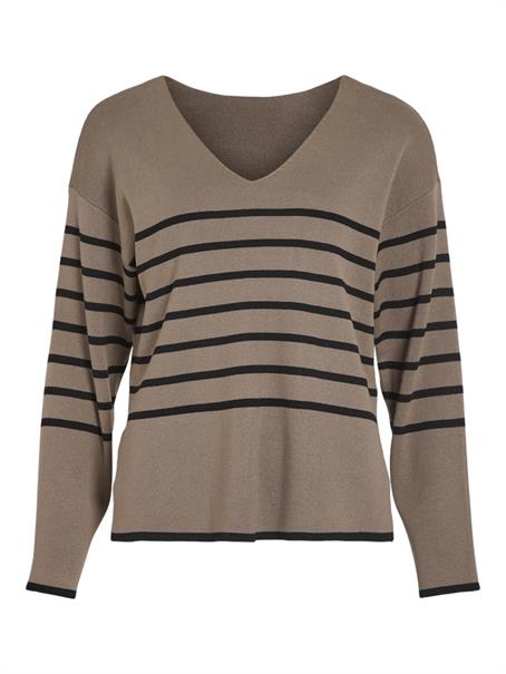 VIOSTRIA V-NECK L/S REV TOP-NOOS fossil