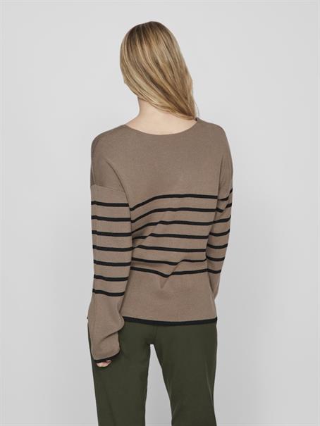 VIOSTRIA V-NECK L/S REV TOP-NOOS fossil