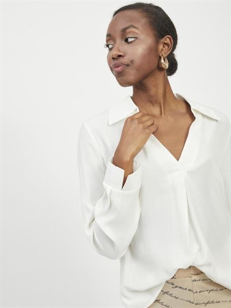 VIPALLI L/S TOP/PB whisper white