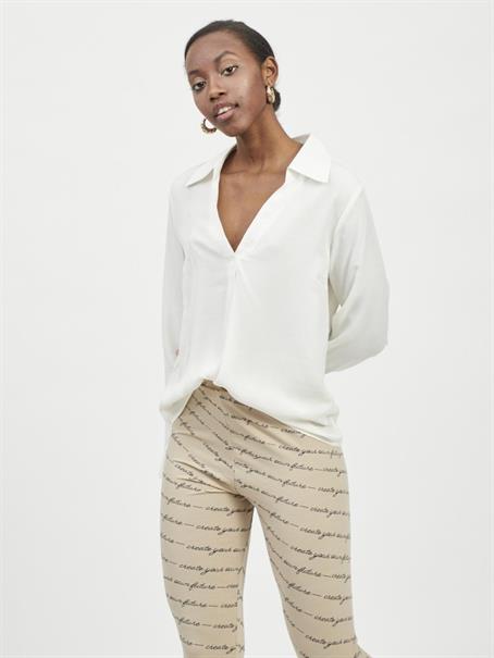 VIPALLI L/S TOP/PB whisper white